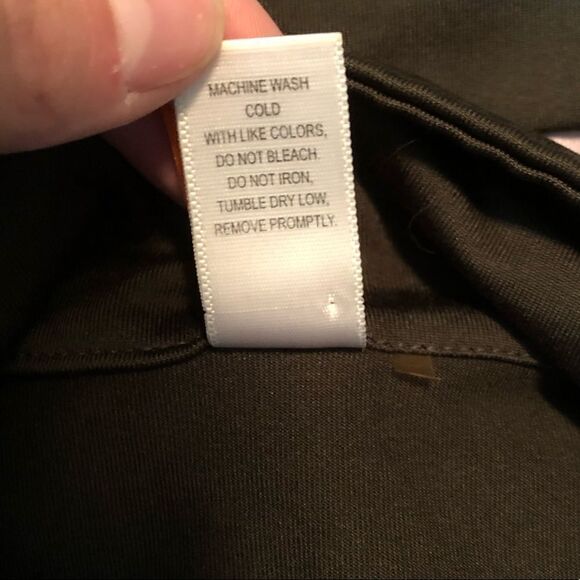 Lucy brown & light pink zip up sweater. Size medium - Picture 5 of 11